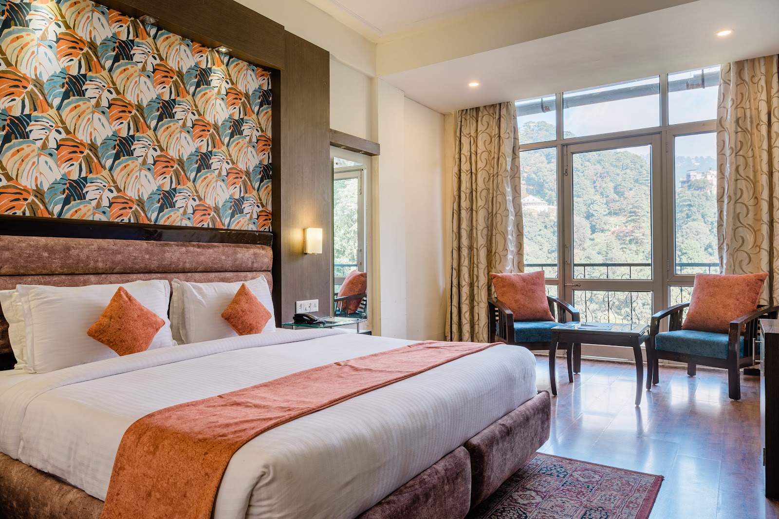 Super Deluxe With Balcony at Hotel Shiva Continental Mussoorie
